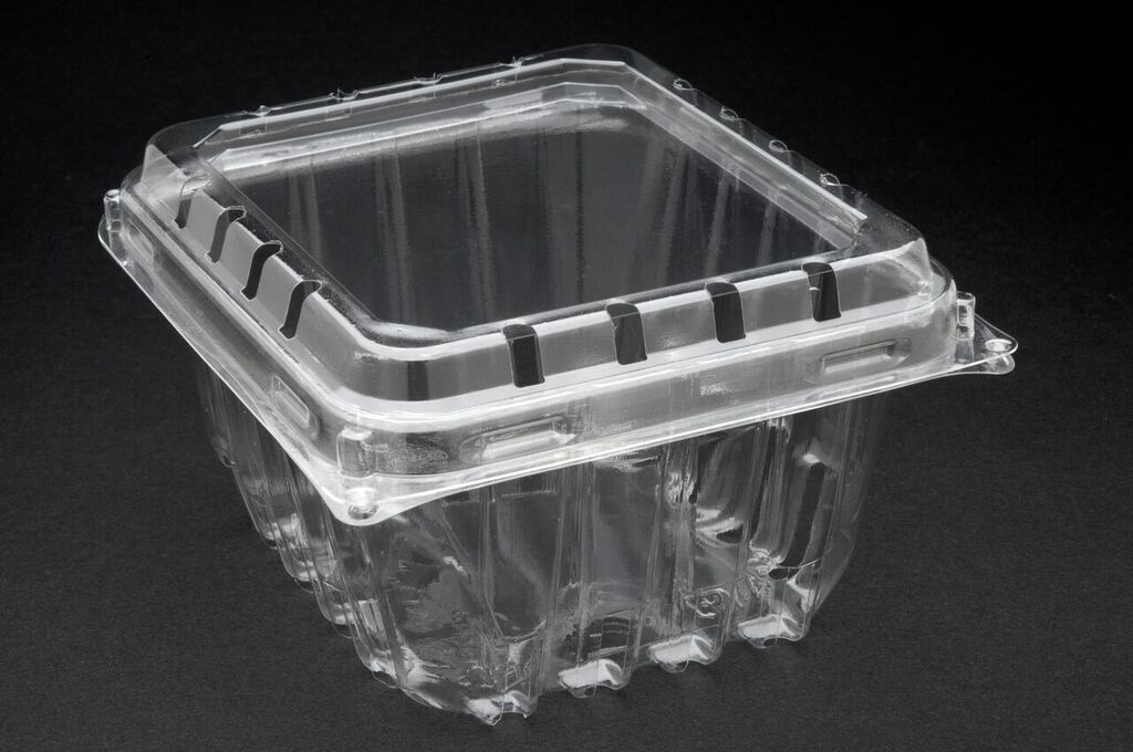 Clear Vented Clamshell Berry Container (1 Pint & 480/Case)